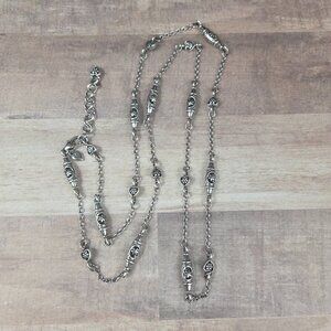 Brighton Silver Oak Brook Long Necklace